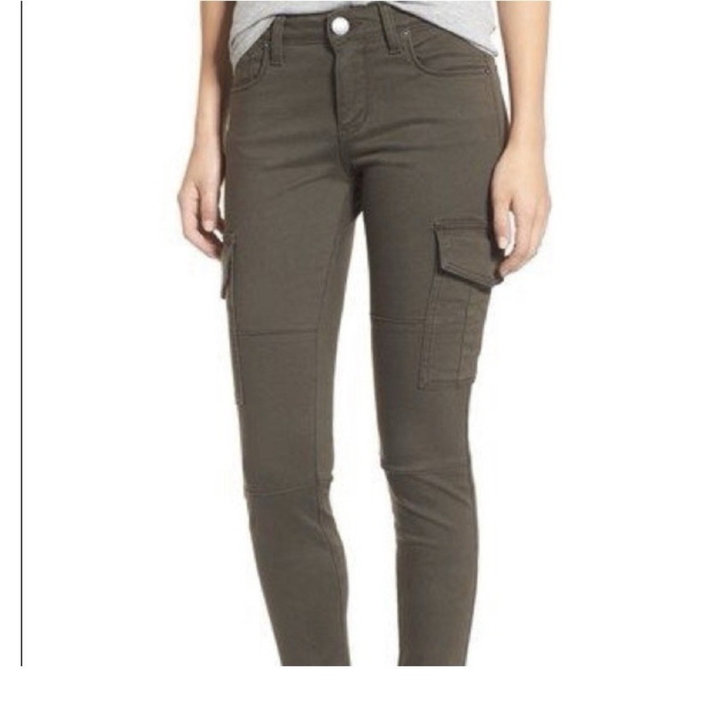 STS Blue Stretch Skinny Jegging Jeans Cargo Brown Pants Women Size 28